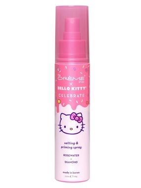 Creme Shop X Hello Kitty setting spray with rose water and diamond